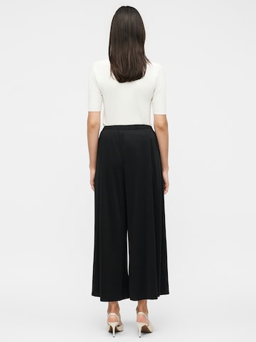 MM by Max Mara Wide leg Pleat-Front Pants 'CICALA' in Black