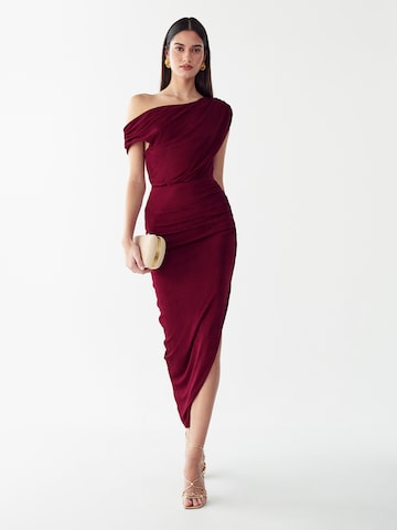 BWLDR Dress 'Veleda' in Red: front