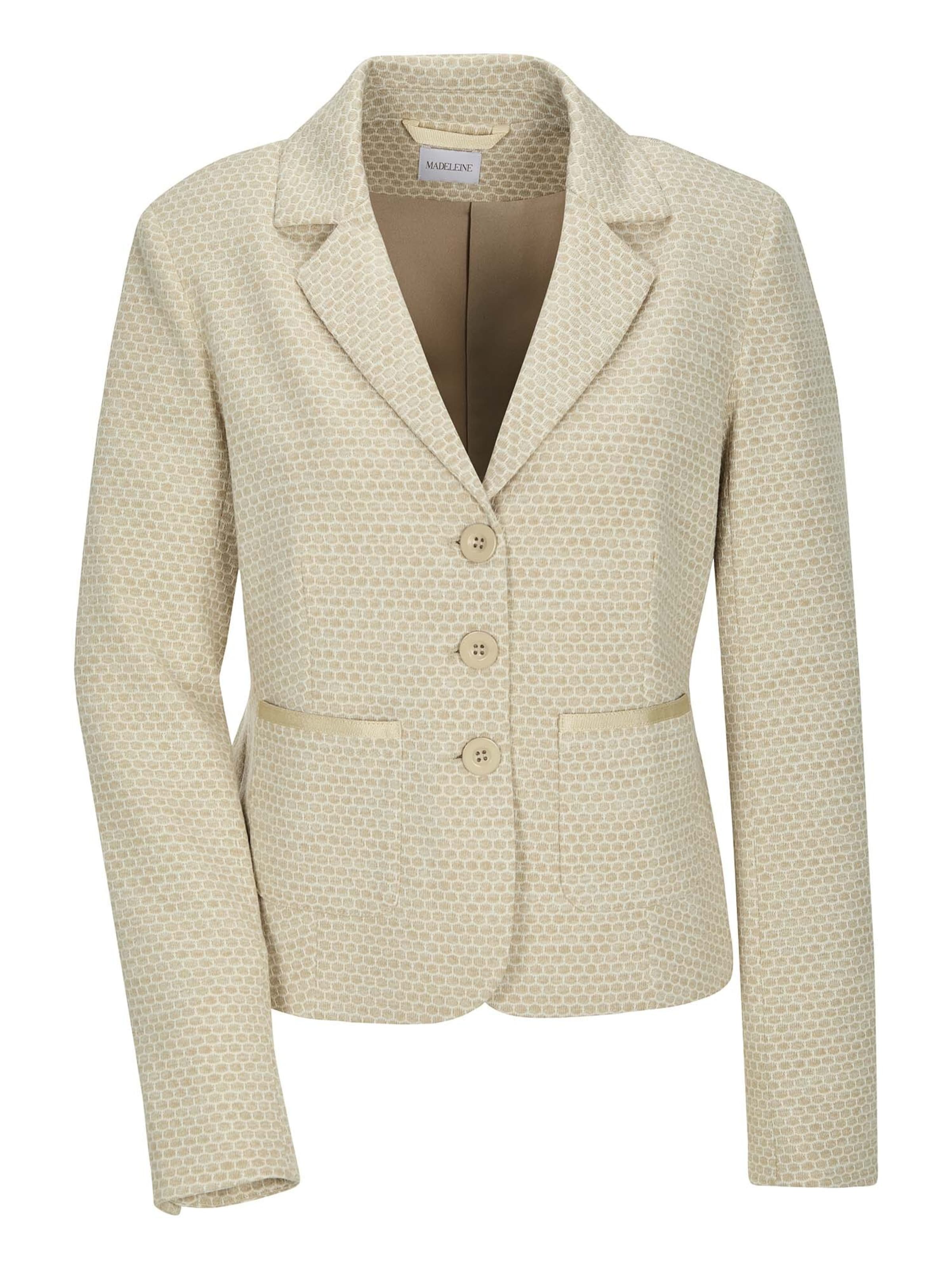 Blazer MADELEINE en beige : devant