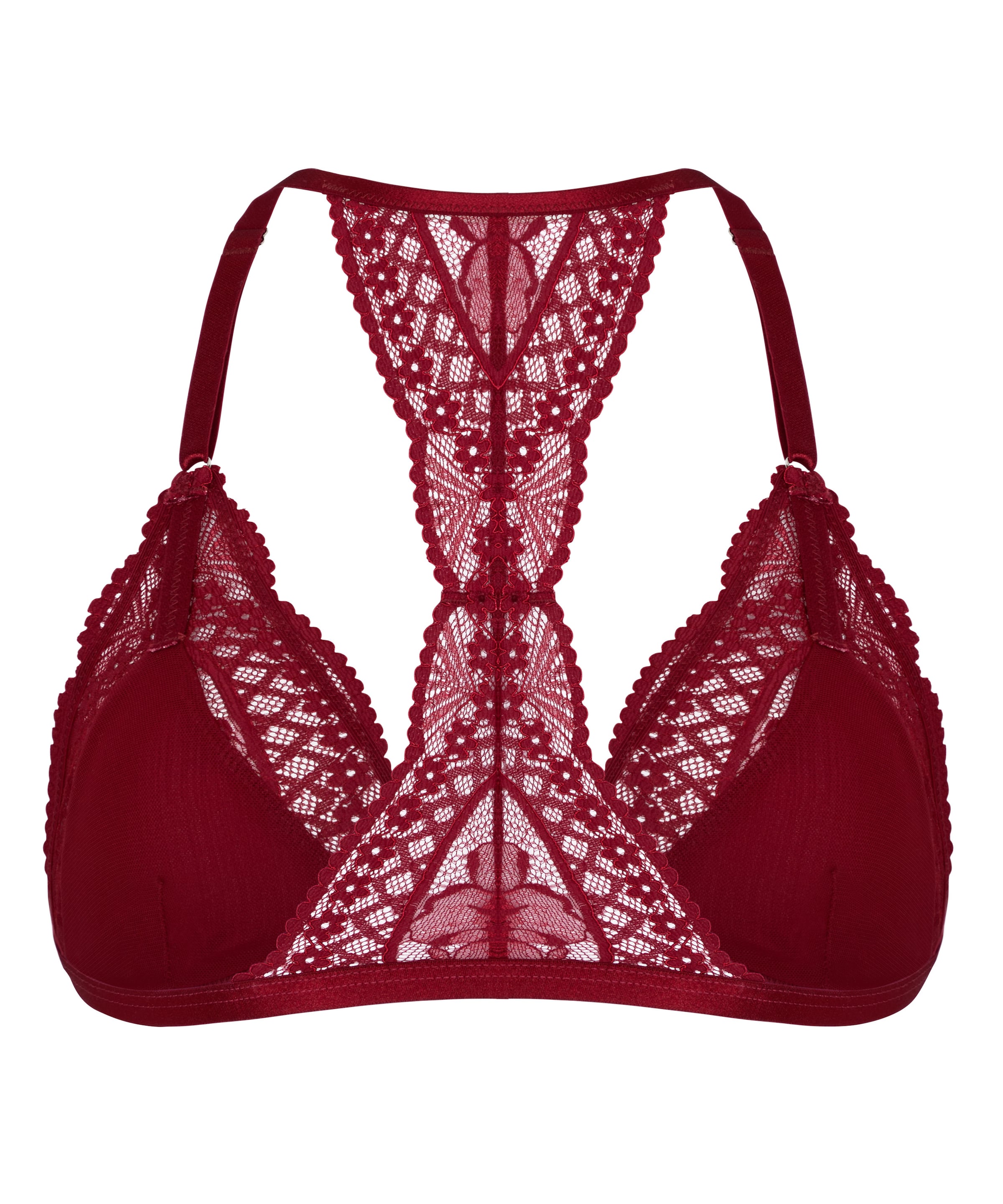 Hunkemöller Bralette Bra 'Tosca' in Red