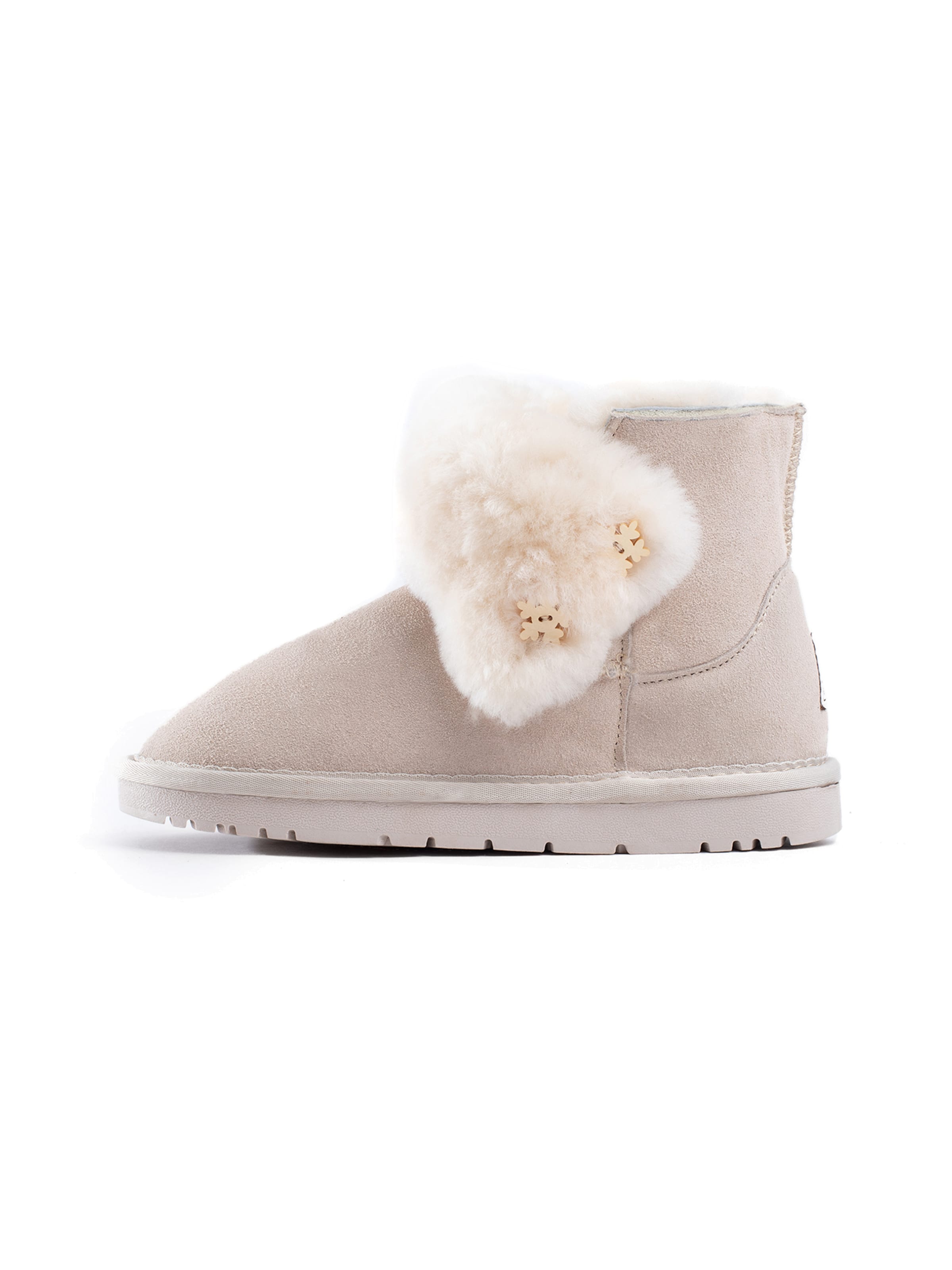 Bottes de neige 'Juni' Gooce en beige : devant