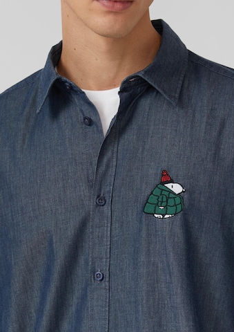 s.Oliver Regular Fit Hemd in Blau