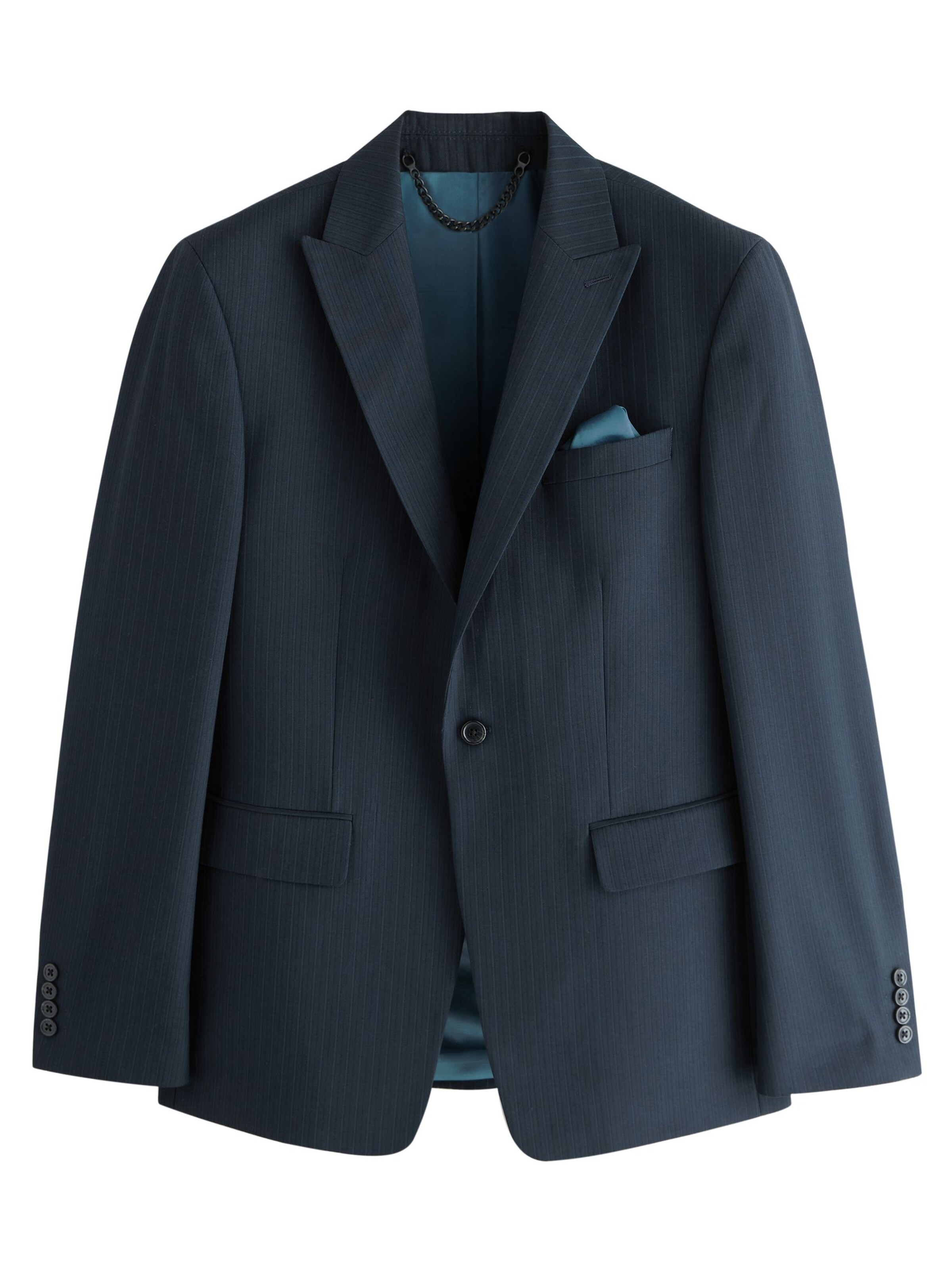 Slim fit Giacca da completo di Next in blu: frontale