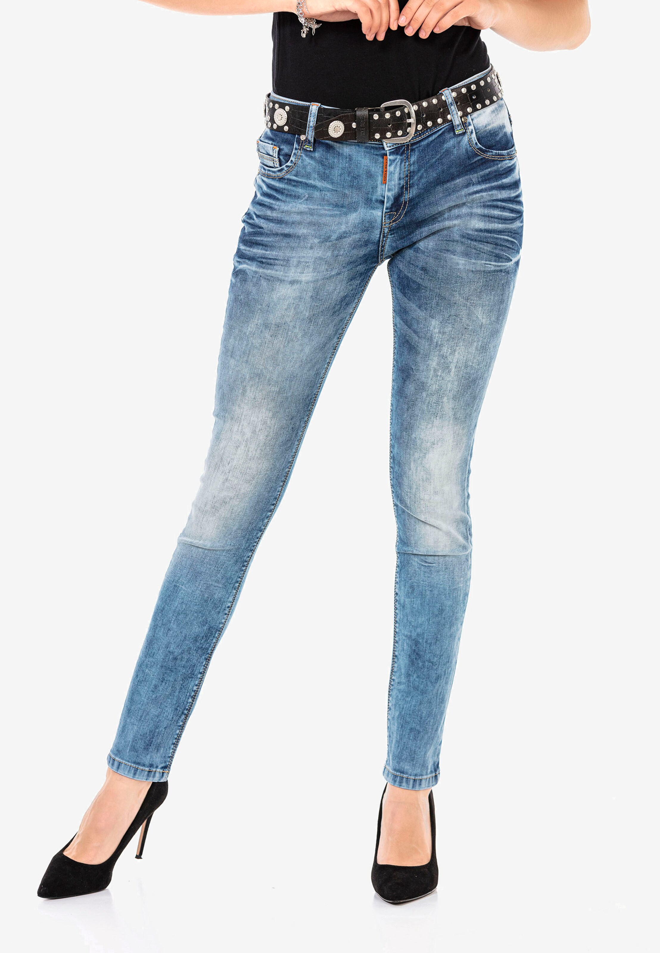 Frauen Jeans CIPO & BAXX Jeans in Blau - BV93010