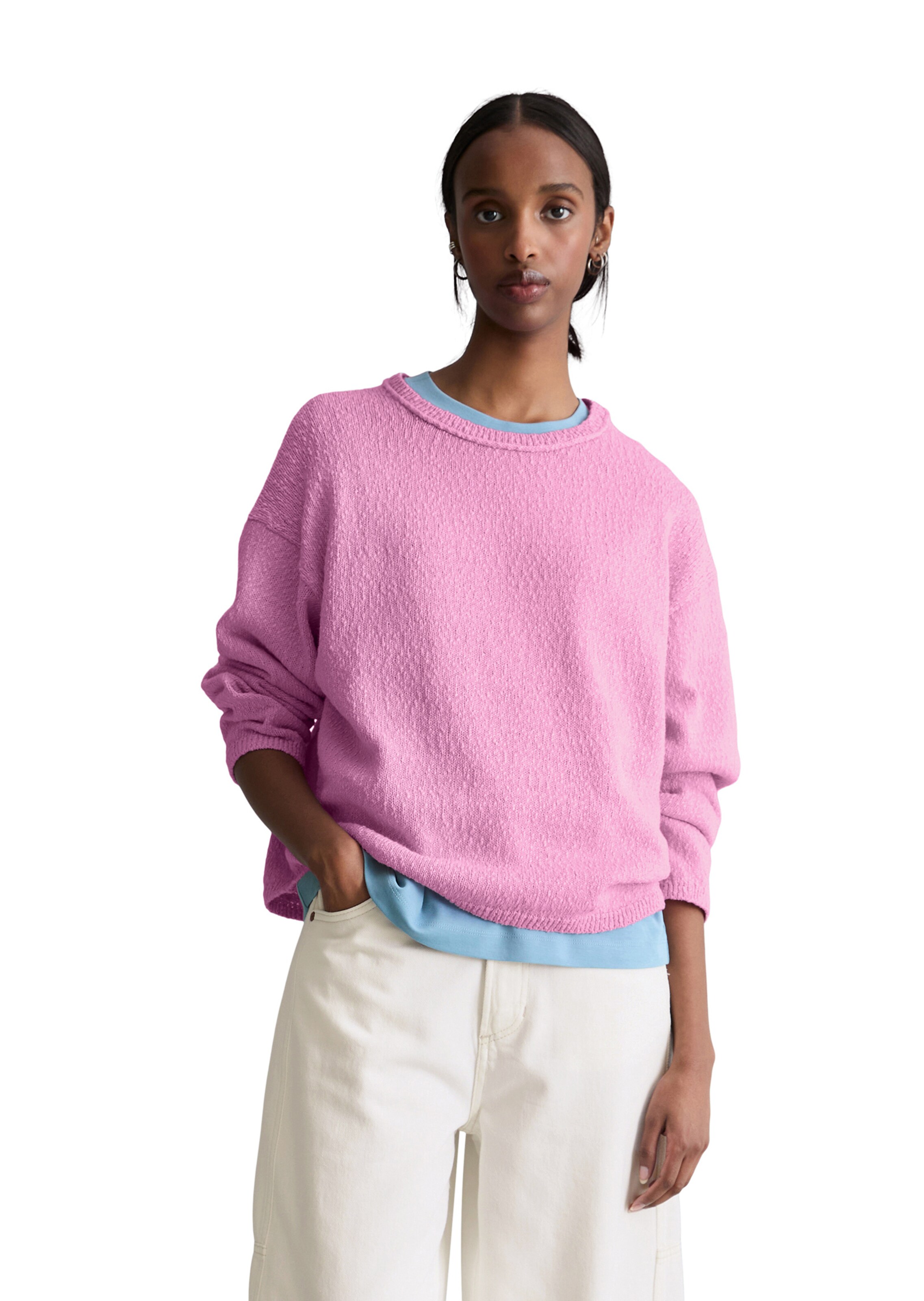 Marc O'Polo DENIM Sweater in Pink: front