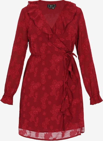 Robe de cocktail faina en rouge : devant