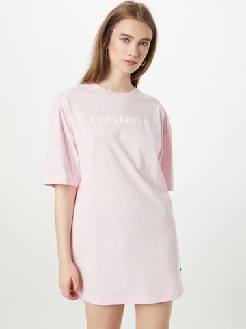 CONVERSE - Vestido en rosa: frente