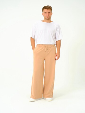 Wide Leg Pantalon C&City en marron