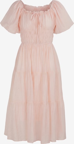 IZIA - Vestido em rosa: frente