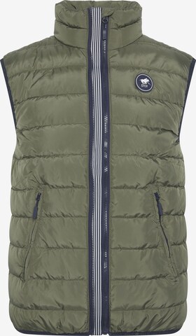 Polo Sylt Vest in Green: front