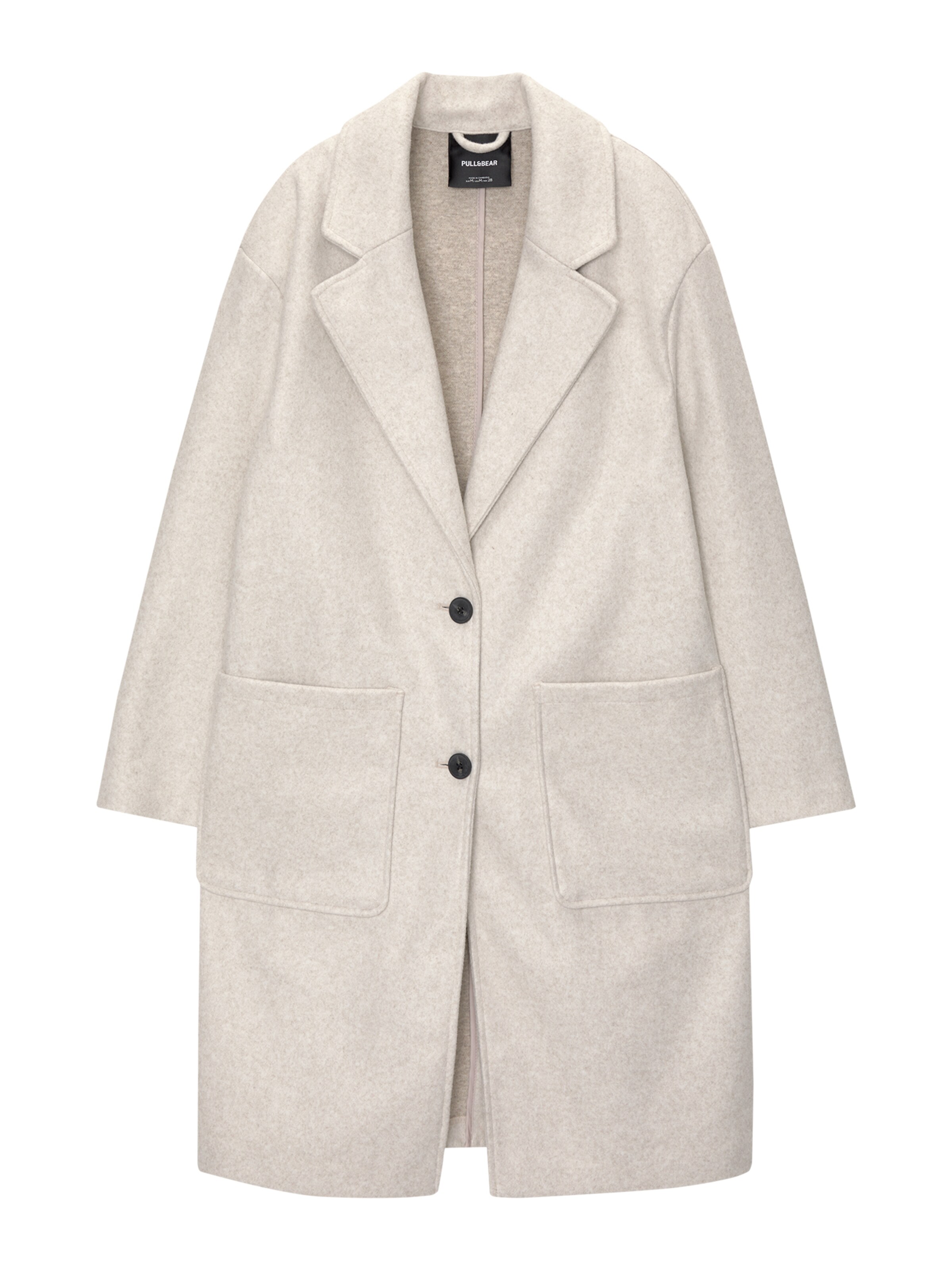 Pull&Bear Prechodný kabát - Béžová: predná strana