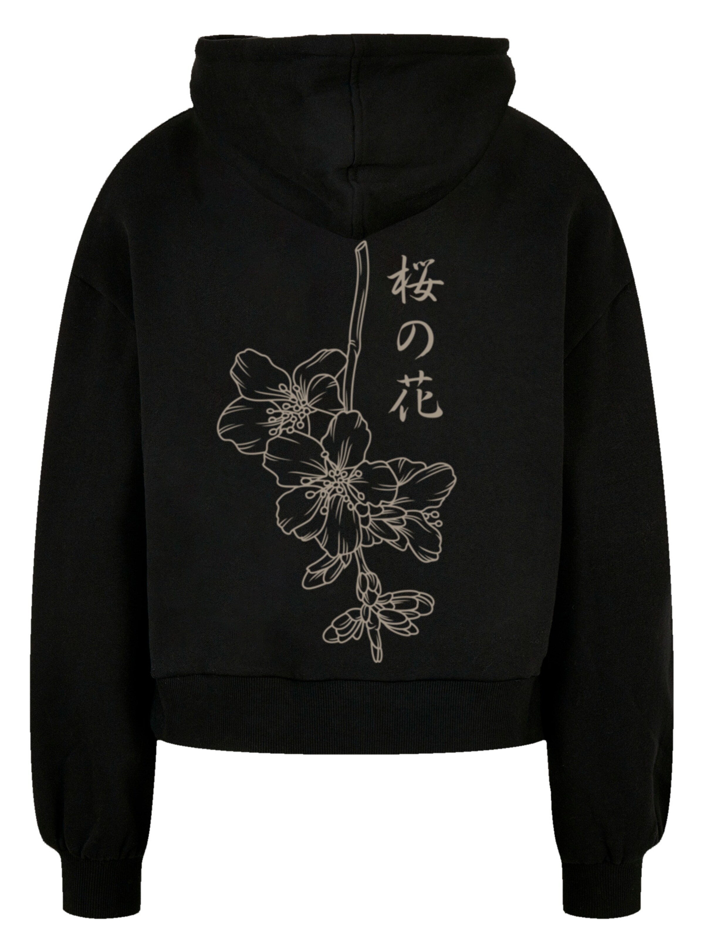 F4NT4STIC Sweatshirt in Black: front