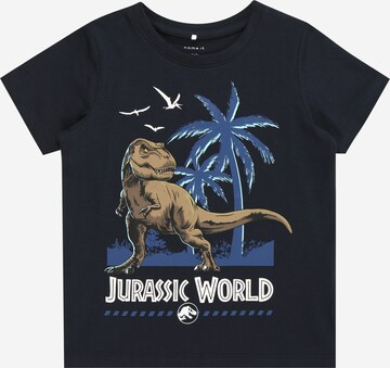 NAME IT - Camiseta 'MARINO JURASSIC' en azul: frente