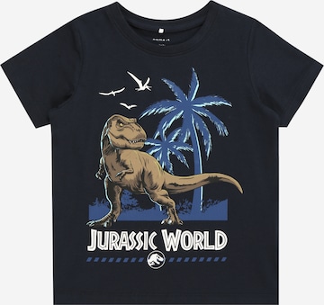 NAME IT Shirt 'MARINO JURASSIC' in Blue: front