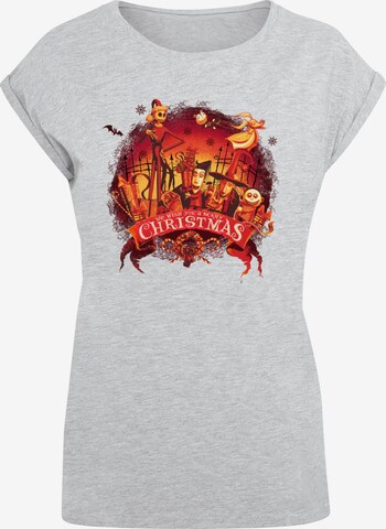 T-shirt 'The Nightmare Before Christmas - Scary Christmas' ABSOLUTE CULT en gris : devant