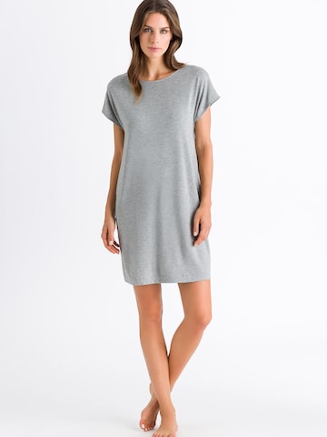 Hanro Nightgown ' Natural Elegance (90cm) ' in Grey: front