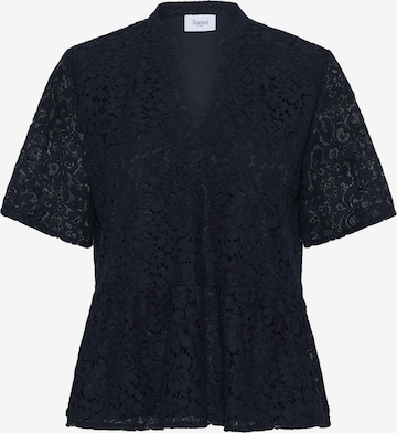 SAINT TROPEZ Bluse in Blau: Vorderseite