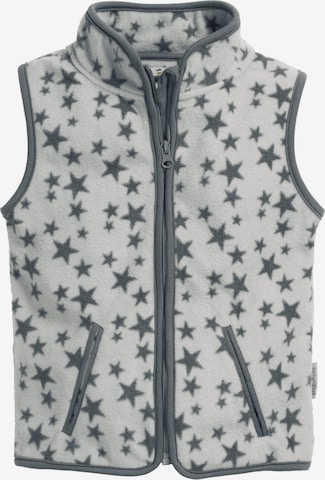 PLAYSHOES Bodywarmer 'Sterne' in Grijs: voorkant