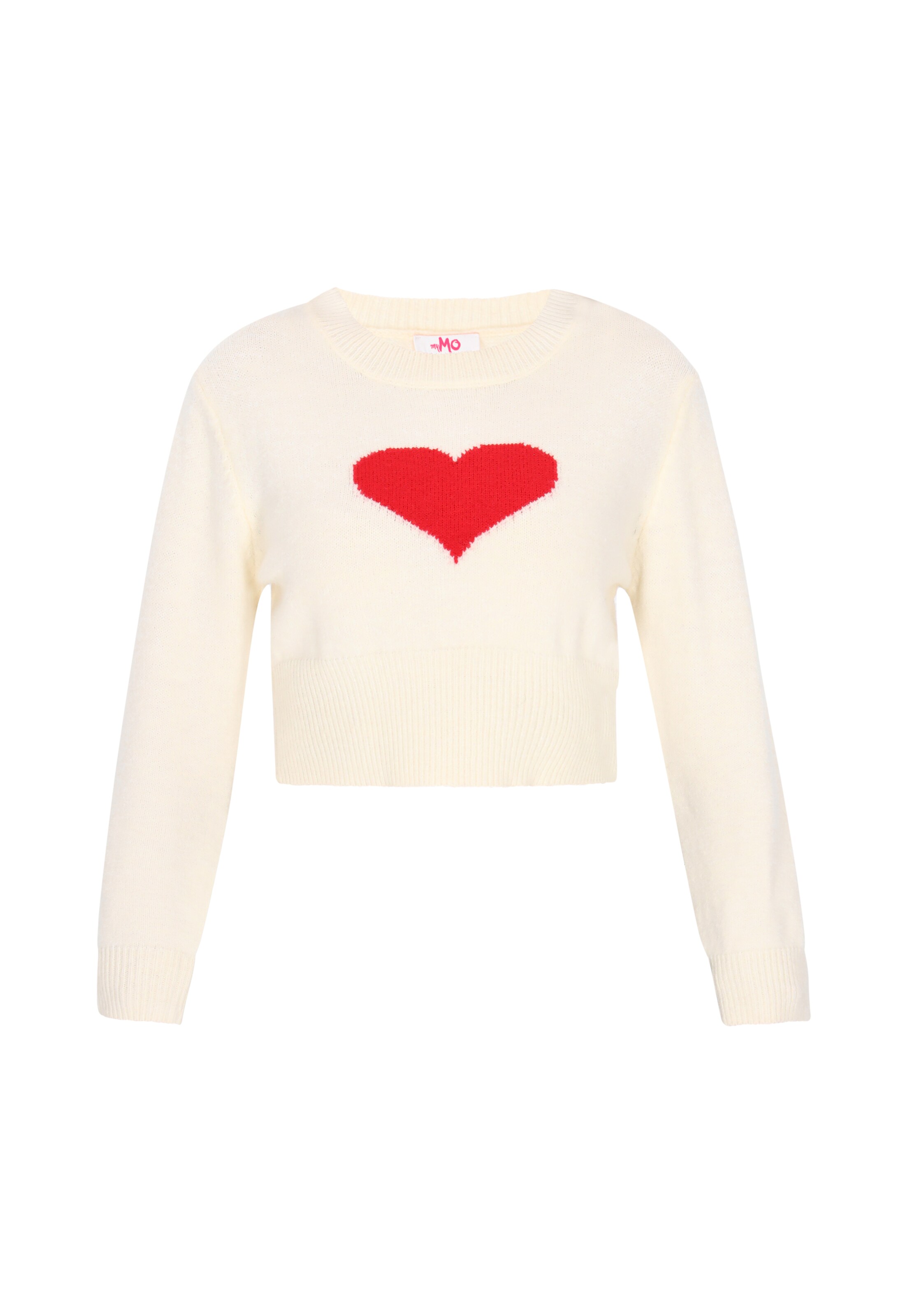 MYMO Sweter w kolorze biały: przód