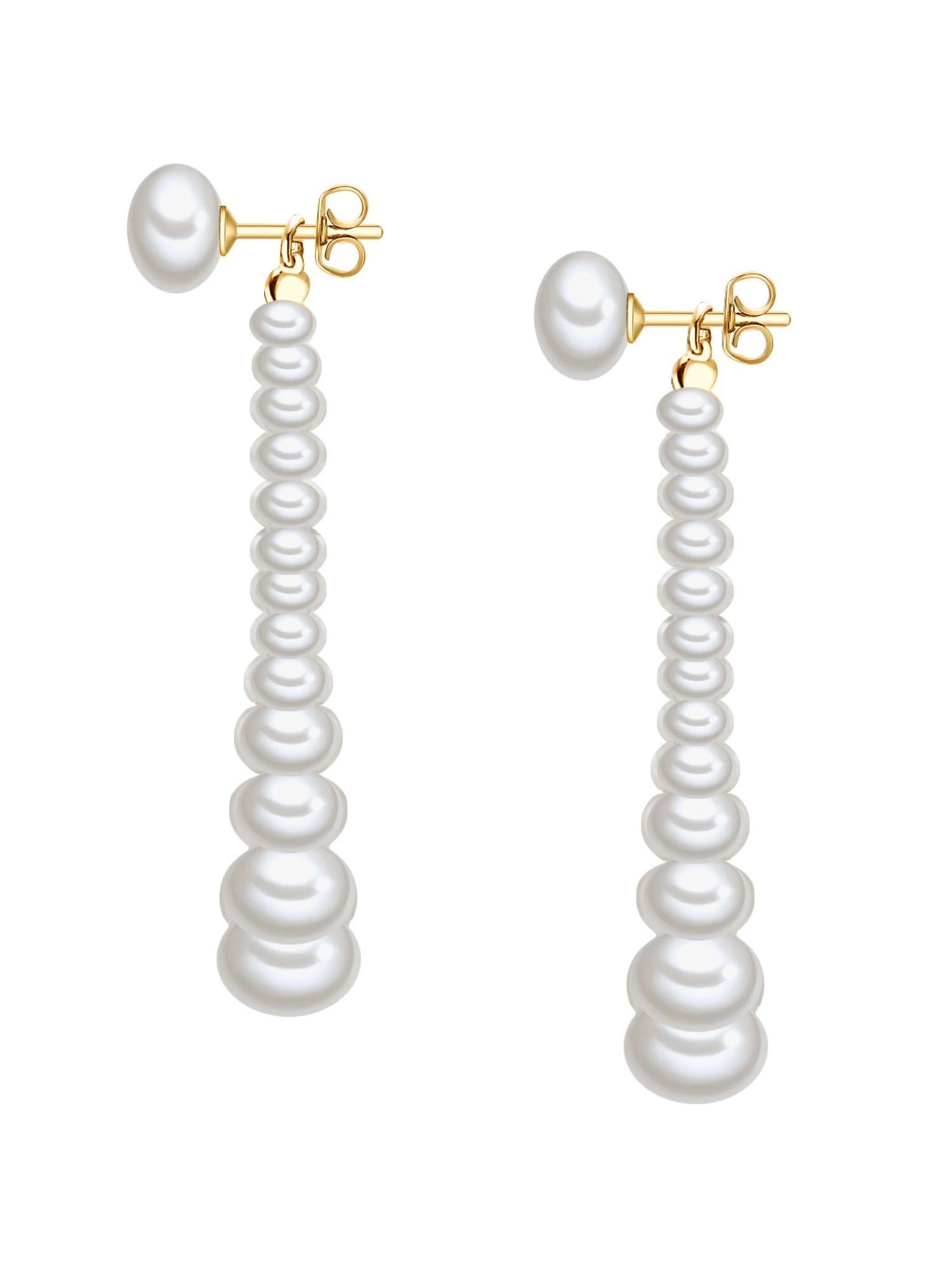 Valero Pearls Earrings in White