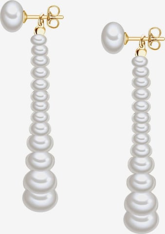 Boucles d'oreilles Valero Pearls en blanc