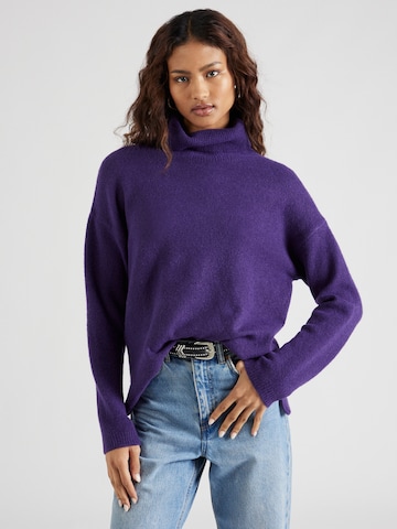 purpurinė Cartoon Megztinis: priekis