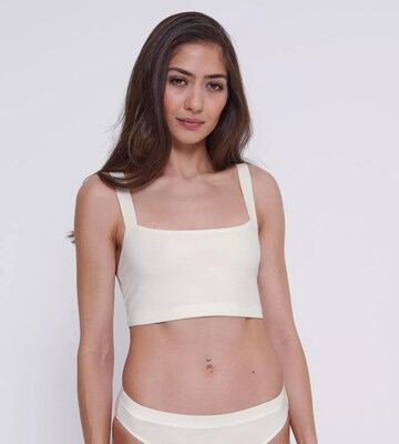 Bustier Soutien-gorge SLOGGI en blanc : devant