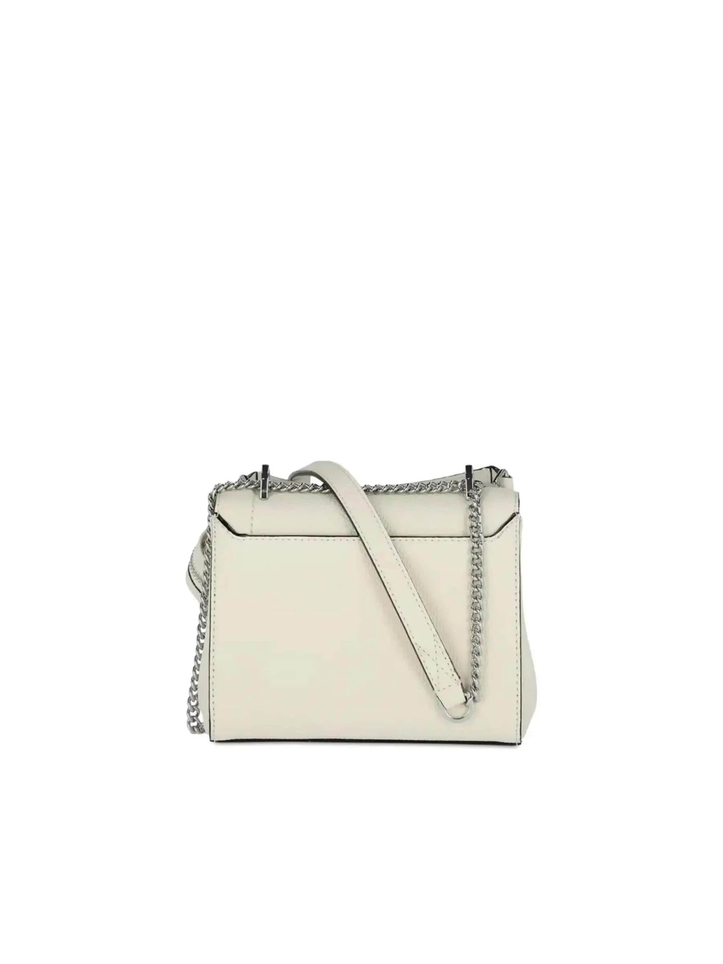 Borsa a spalla 'Sac Rabat S Lancel Ninon Blanc' di Lancel in bianco
