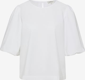 s.Oliver Blouse in Wit: voorkant