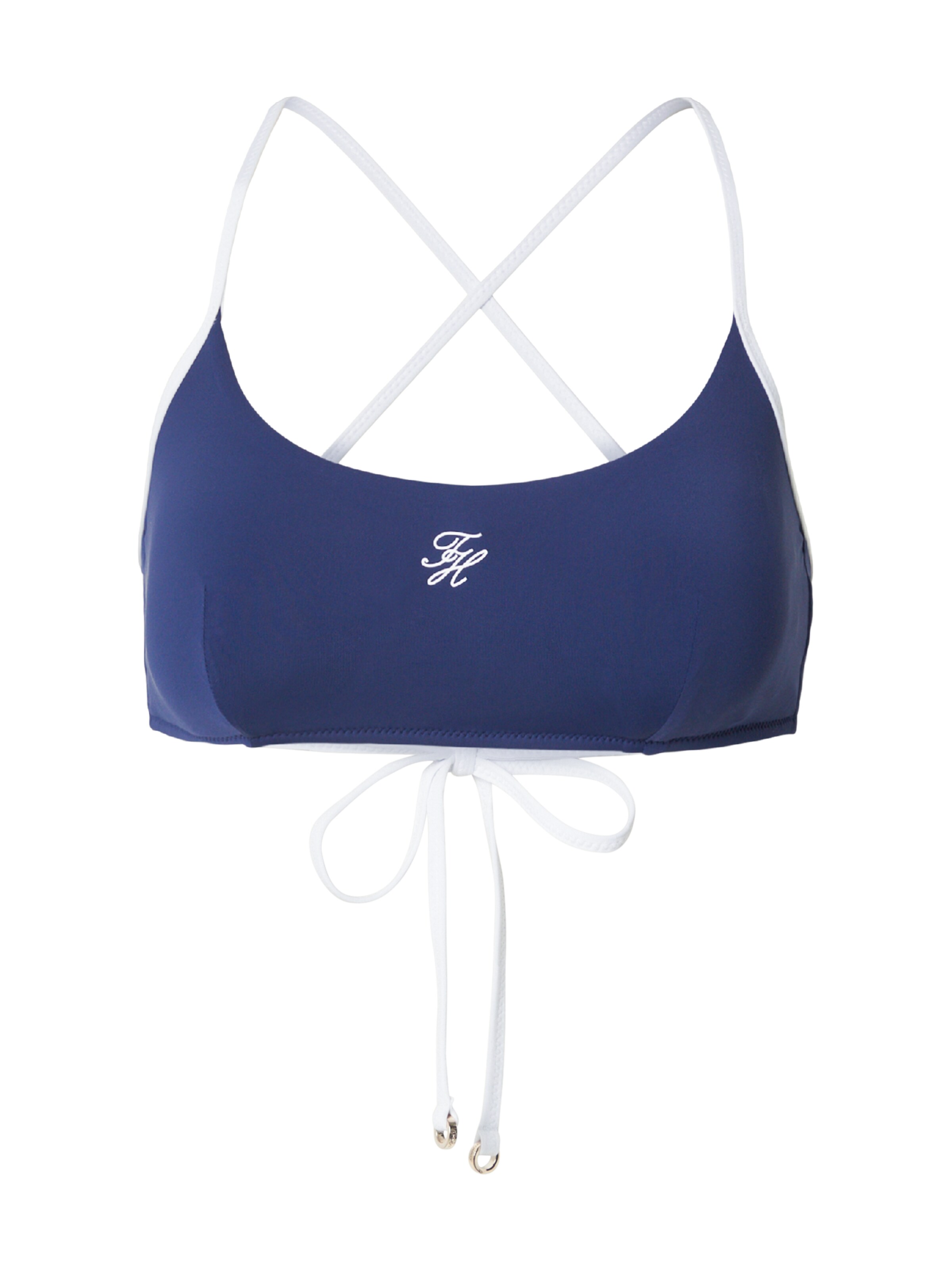 Tommy Hilfiger Underwear Bralette Bikini top in Blue: front