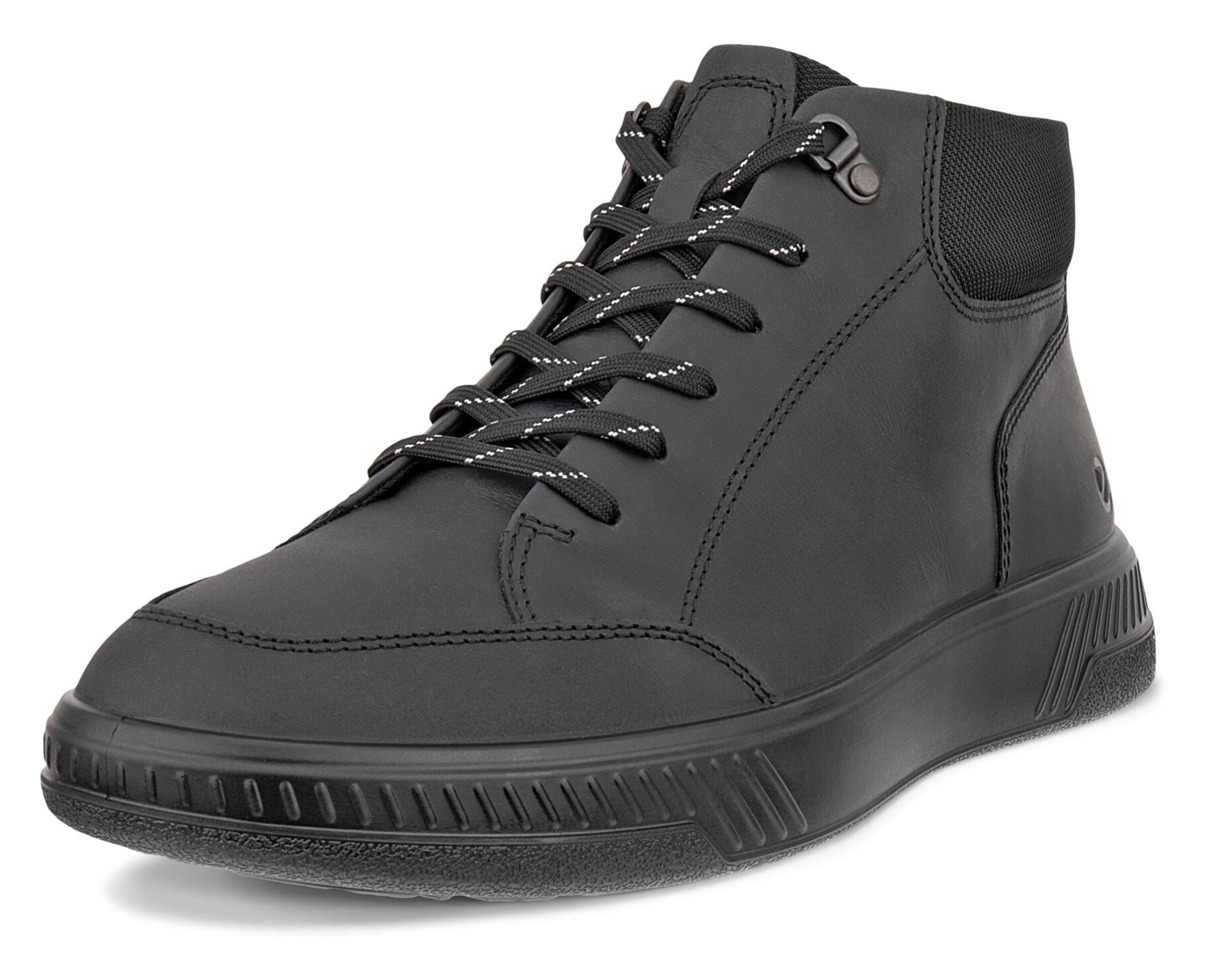 ECCO High-Top Sneakers in Black