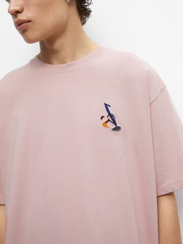T-Shirt Pull&Bear en rose