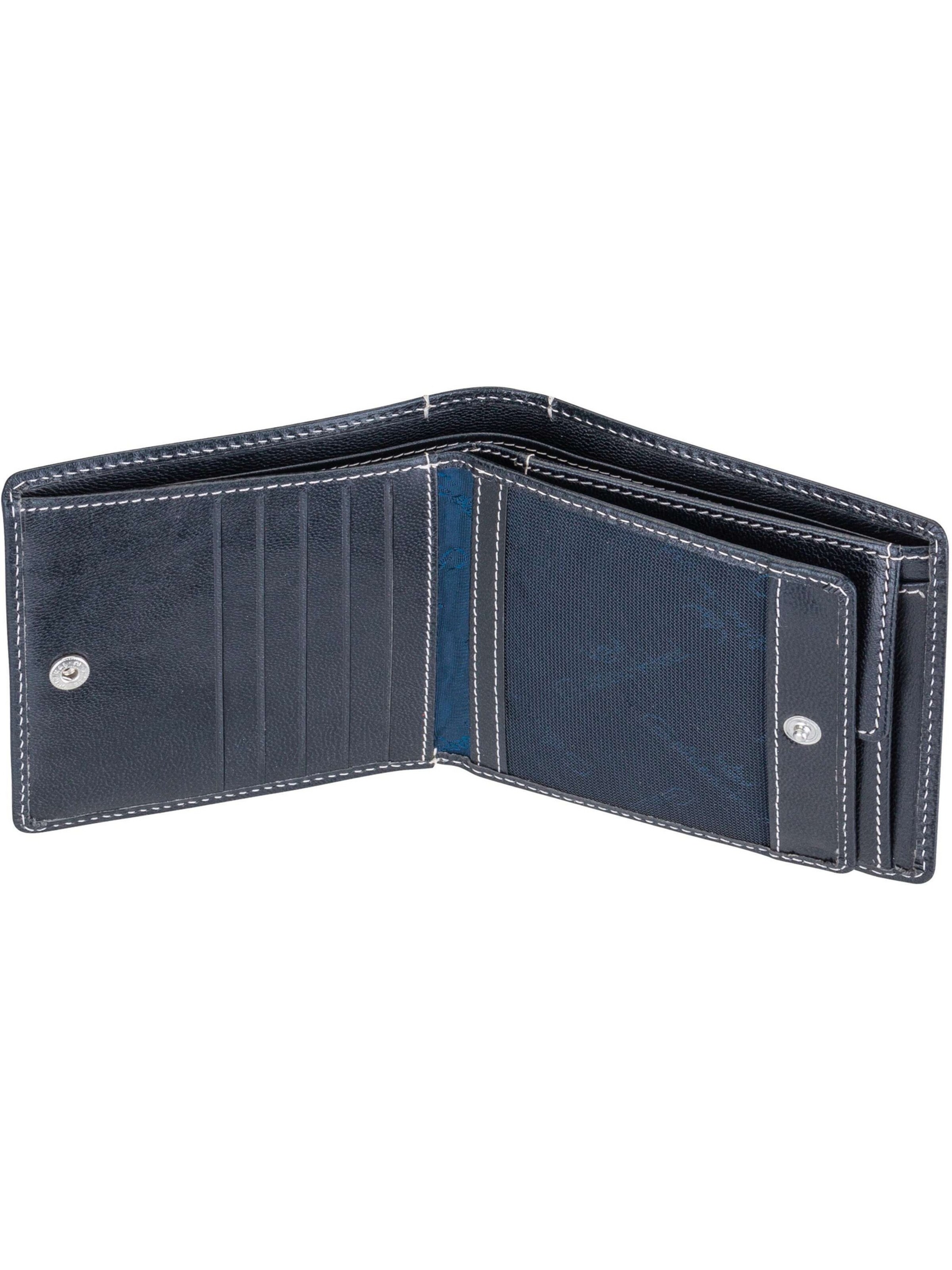 GOLDEN HEAD Wallet 'Bari' in Blue