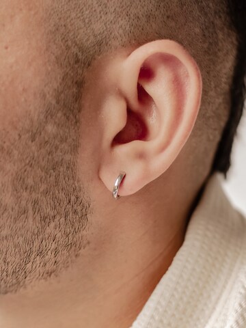 Hey Happiness Oorbel 'Small Band' in Zilver