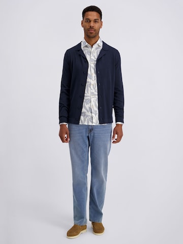 Coupe regular Chemise PIERRE CARDIN en bleu