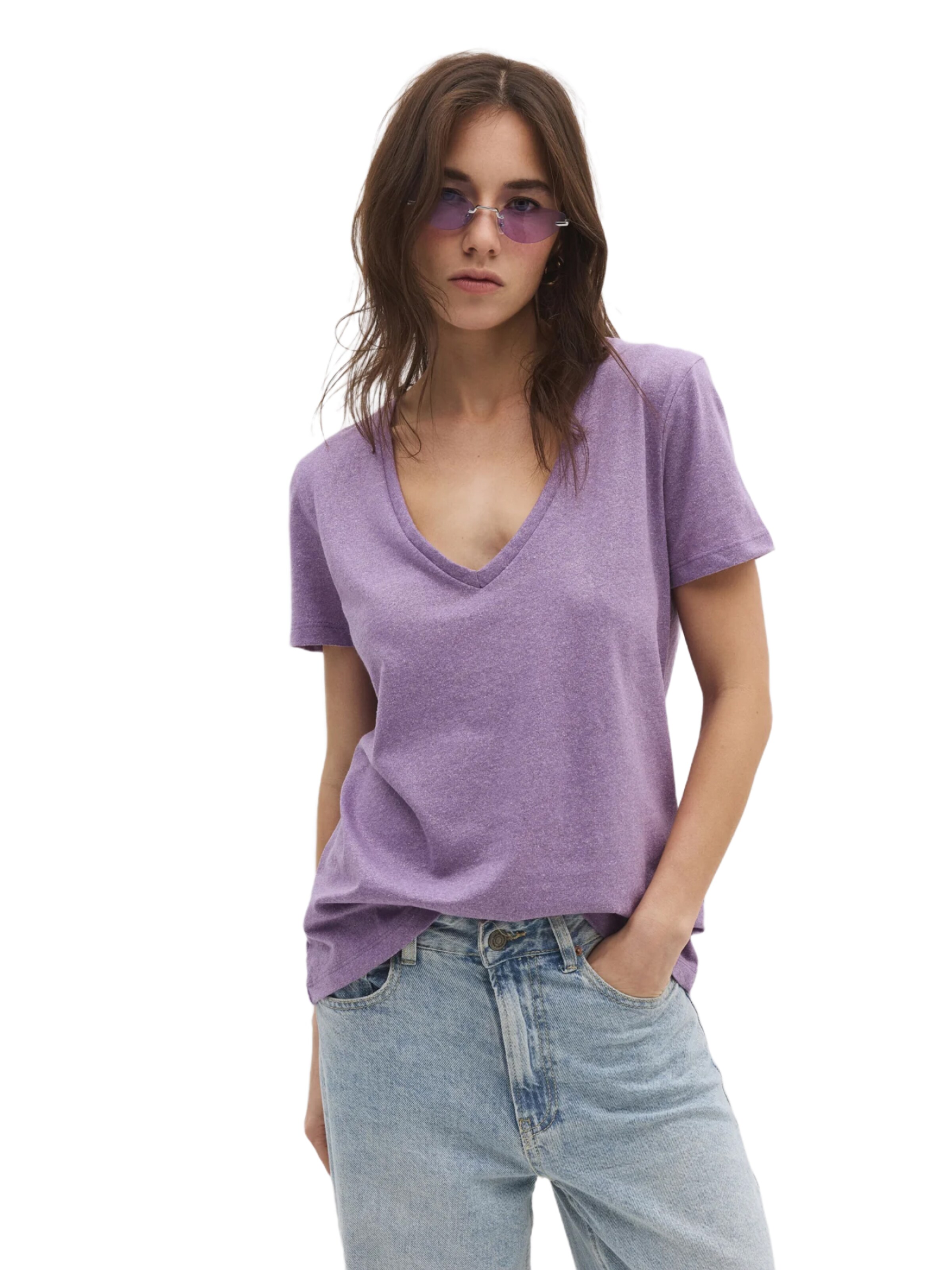 No Matter What T-Shirt in Lila