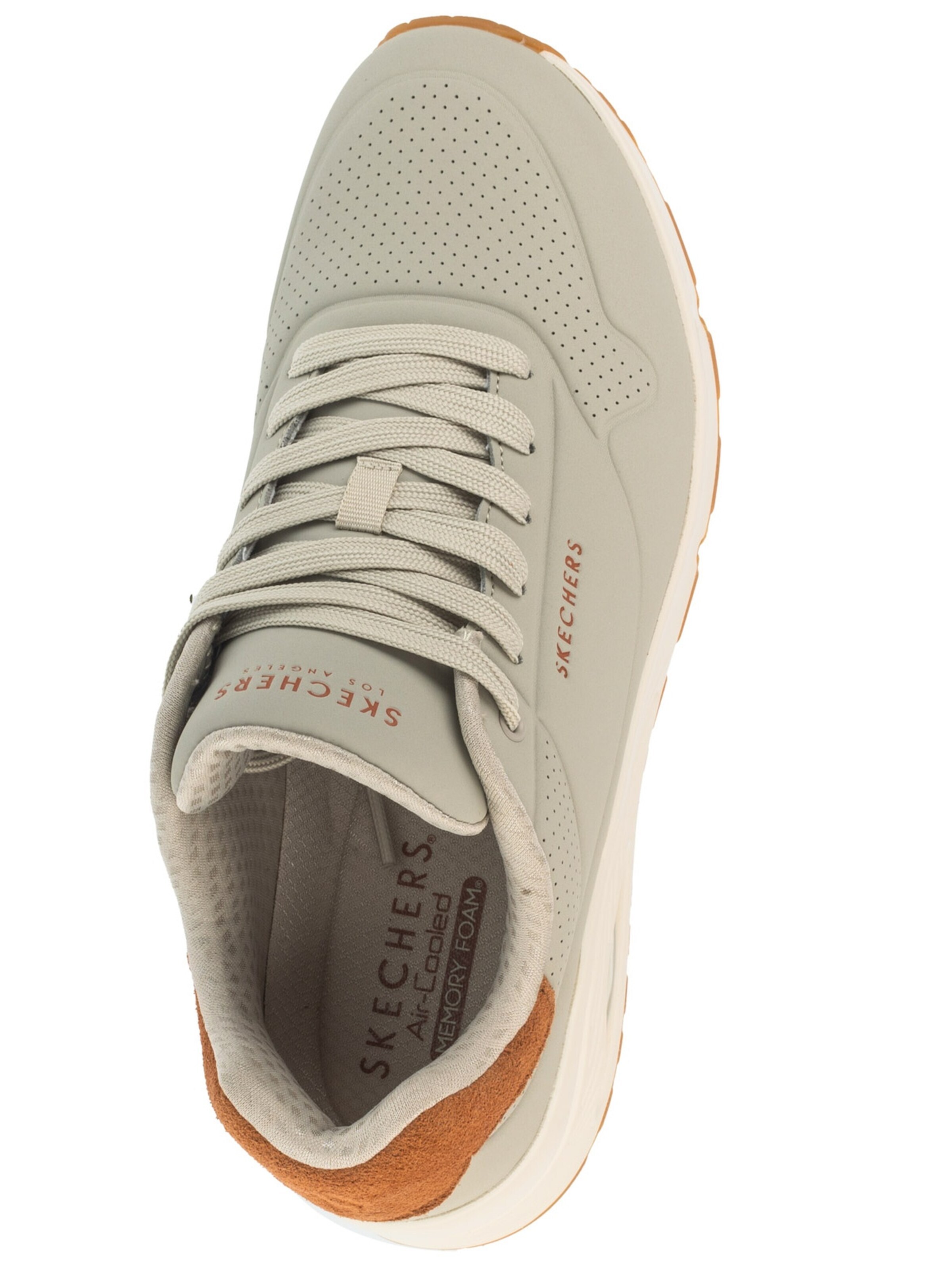 SKECHERS Sneakers laag 'Skechers Uno - Suited On Air' in Beige
