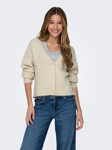 ONLY - Cárdigan 'AMELIA' en beige: frente