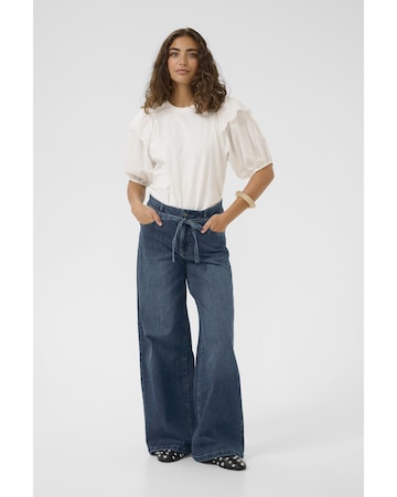 CULTURE Tapered Jeans 'Tali Ami' i blå