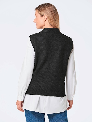 Goldner Knitted vest in Black