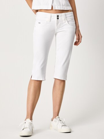 Pepe Jeans רגיל ג'ינס 'VENUS' בלבן: מלפנים