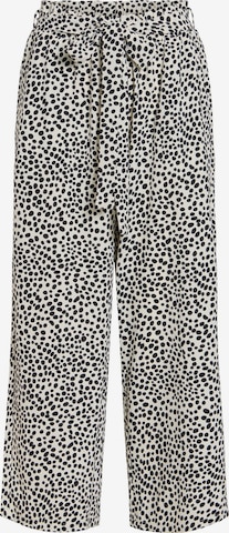 VILA Loose fit Trousers in Black: front