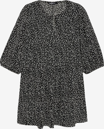 Shape Of You Tunika in Schwarz: Vorderseite