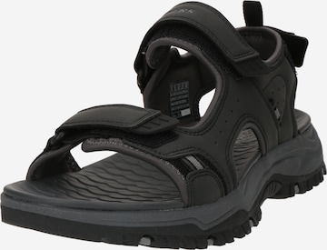 SKECHERS - Sandalias 'PREWITT - RIGDON' en negro: frente
