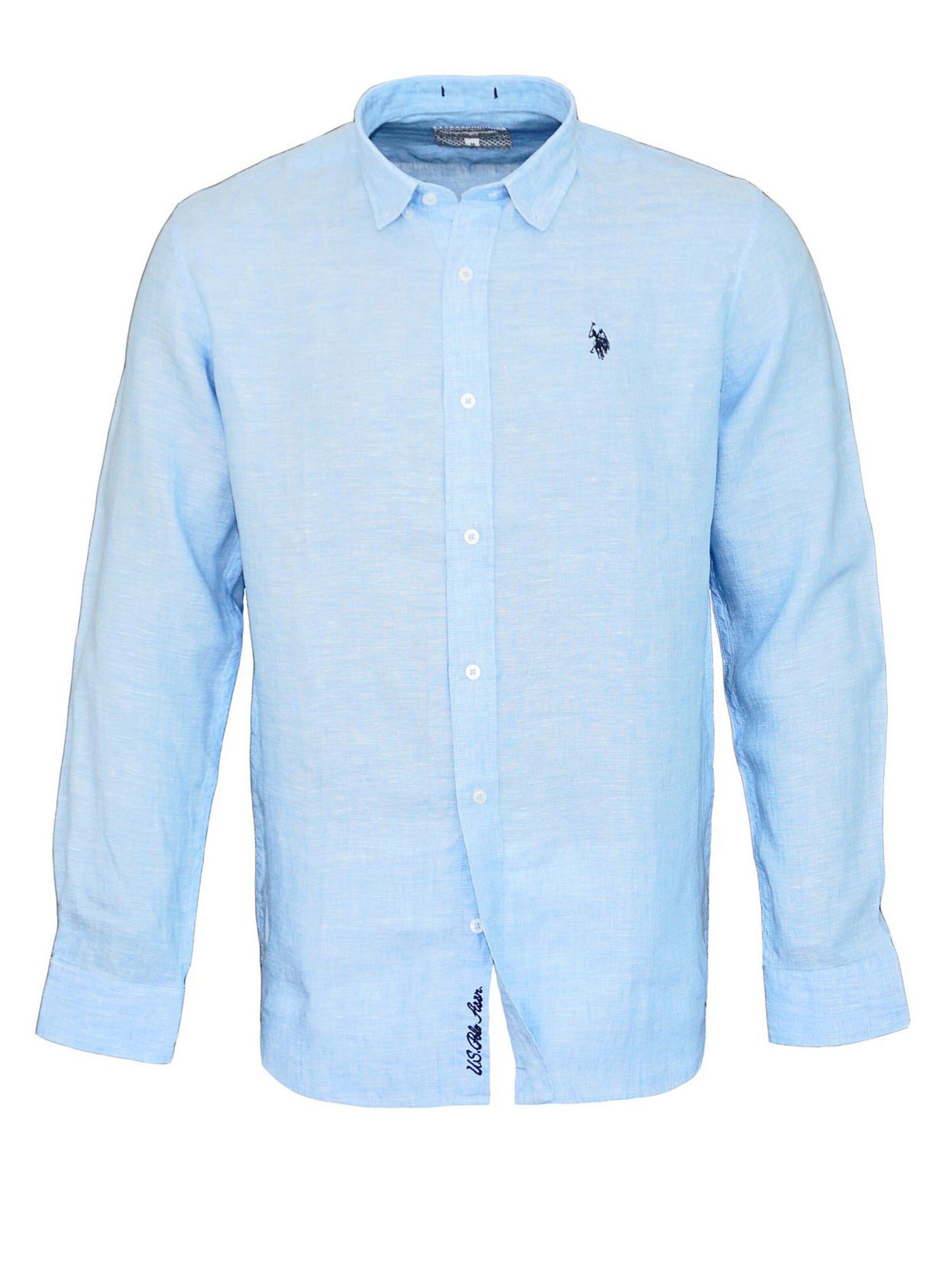 Chemise U.S. POLO ASSN. en bleu : devant