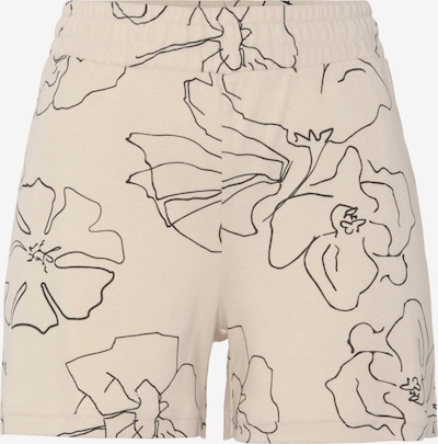 Pižaminės kelnės iš LASCANA, spalva – kremo / juoda, Prekių apžvalga