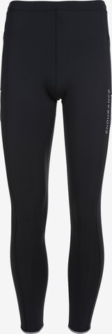 ENDURANCE Skinny Workout Pants 'Energy' in Black: front