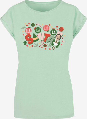 ABSOLUTE CULT Shirt 'Elf - Santa' in Green: front