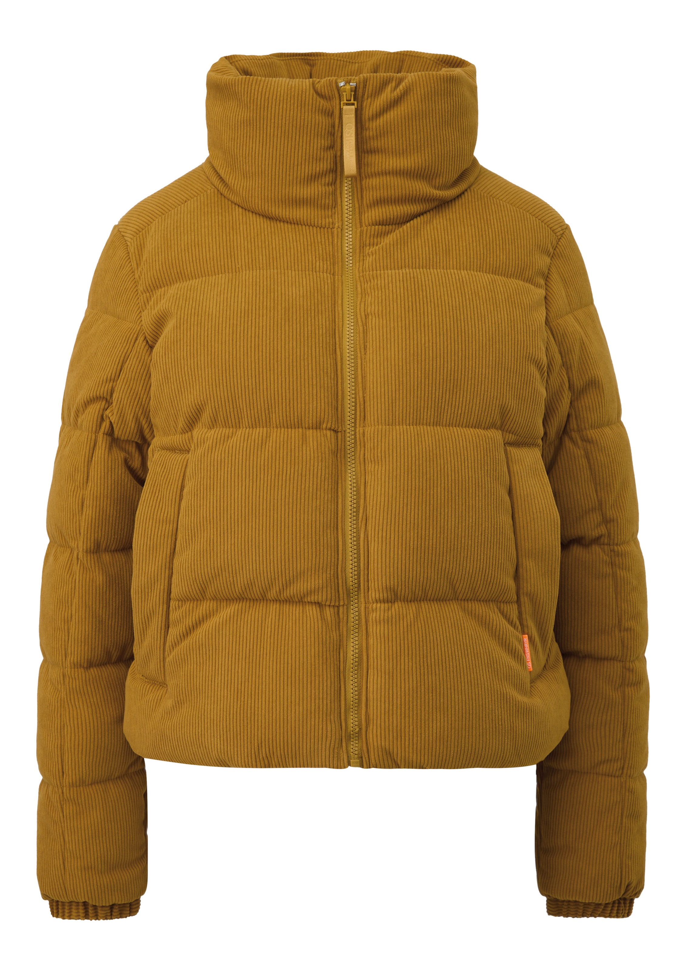 QS Winterjas in Geel: voorkant