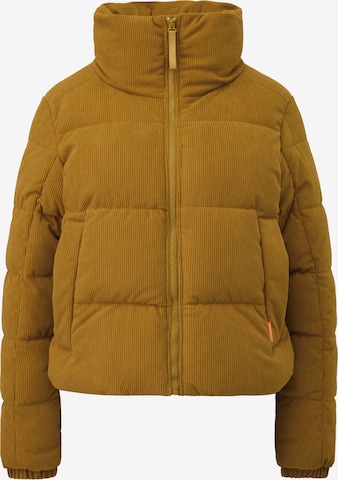 QS Winterjas in Geel: voorkant